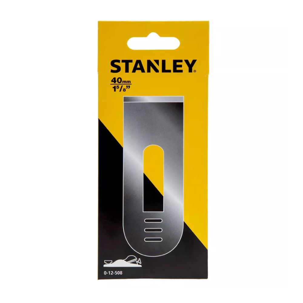 Stanley 0-12-508 Iron Blade 40MM For New Block Plane Adjustable 12-020
