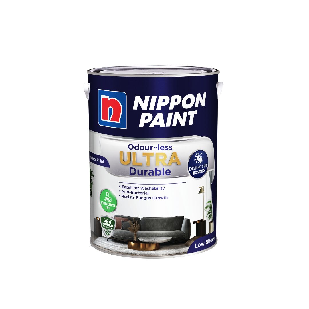 Nippon Paint Odour-Less Ultra Durable White 1L