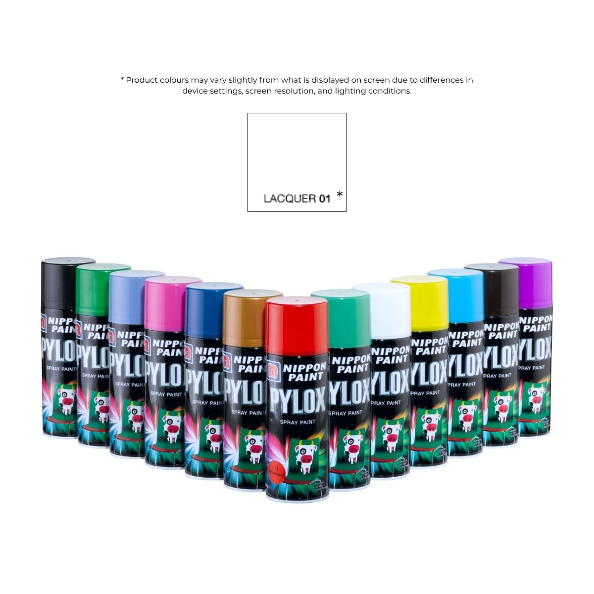 Pylox Spray Paint 01 Lacquer 400CC