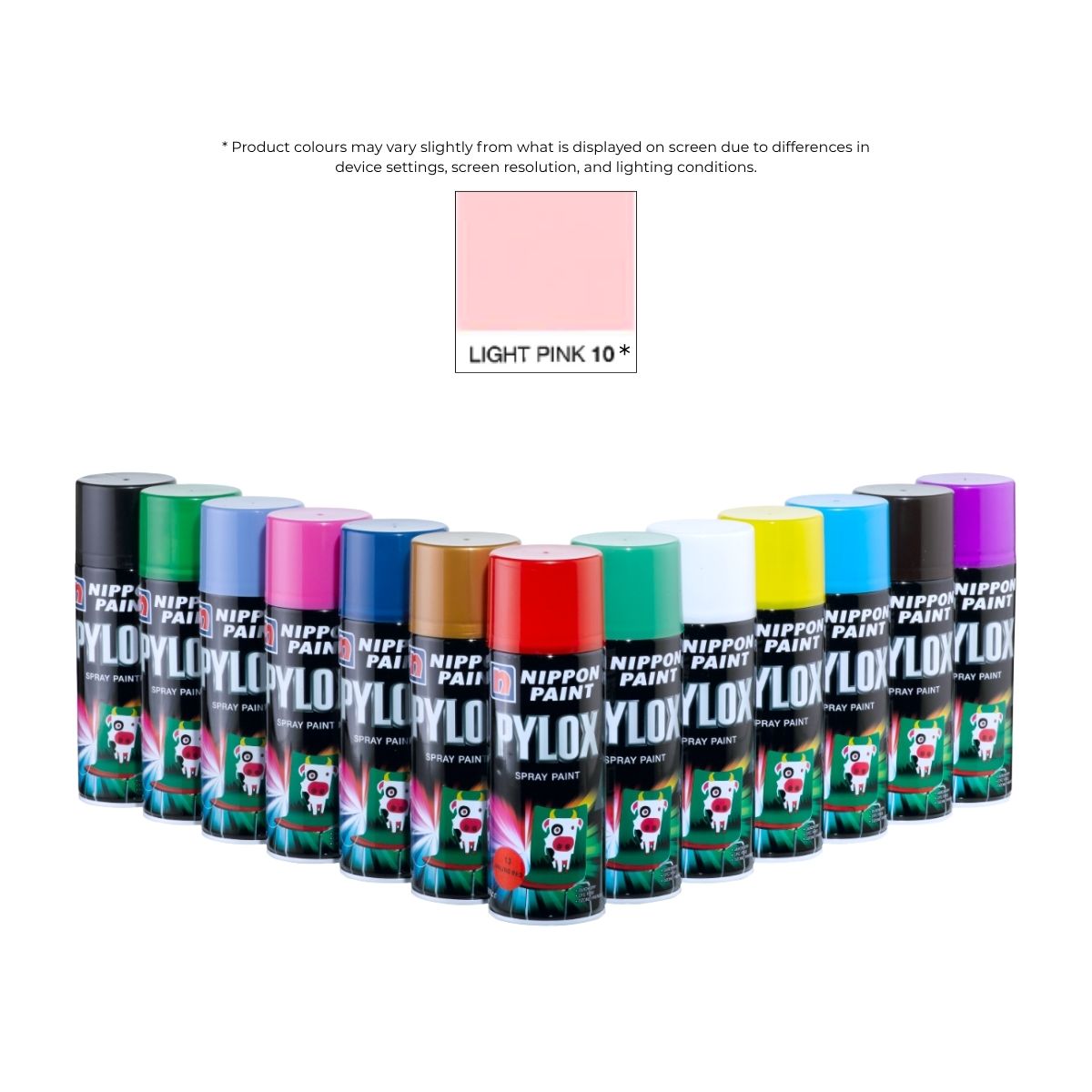 Pylox Spray Paint 10 Light Pink 400CC