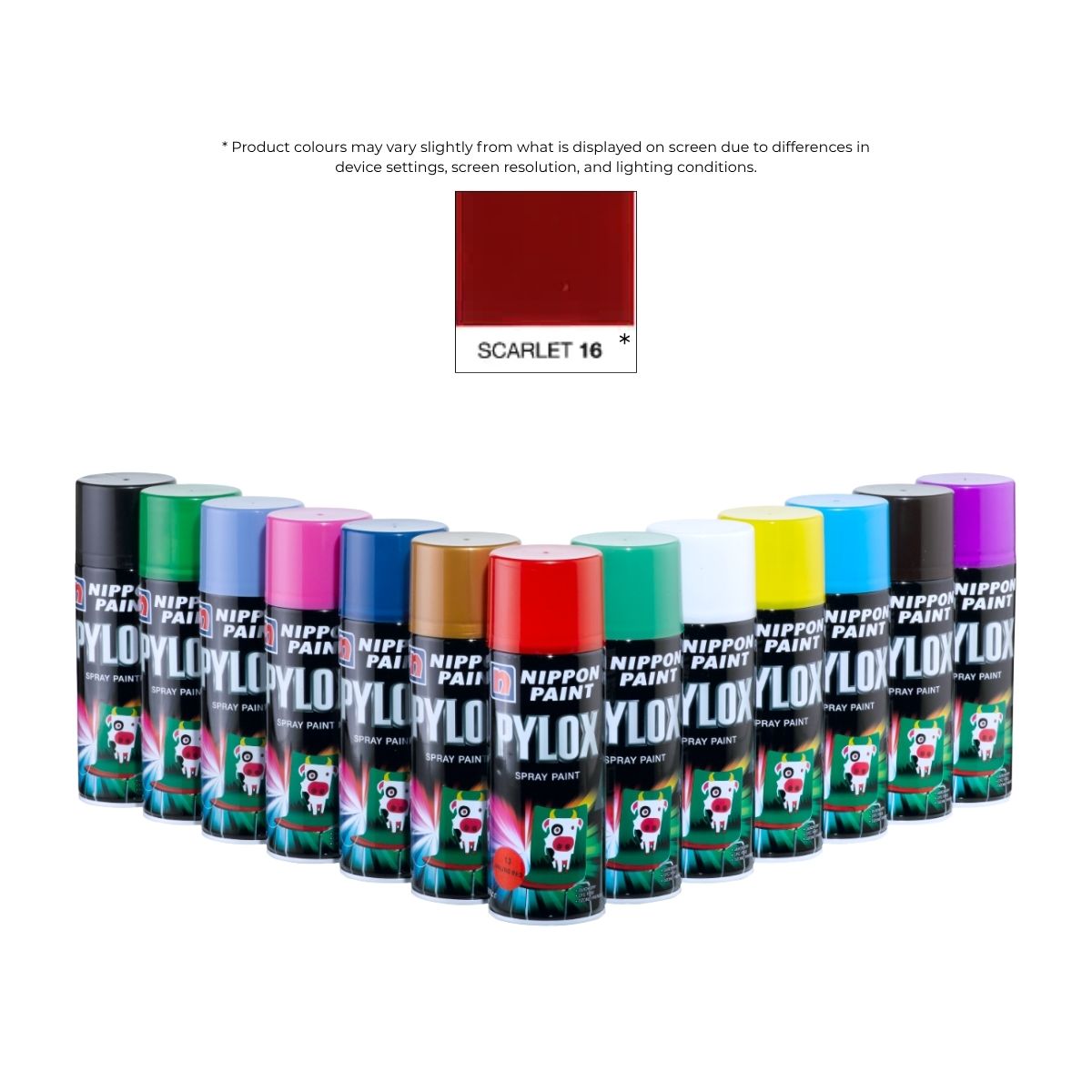 Pylox Spray Paint 16 Scarlet 400CC