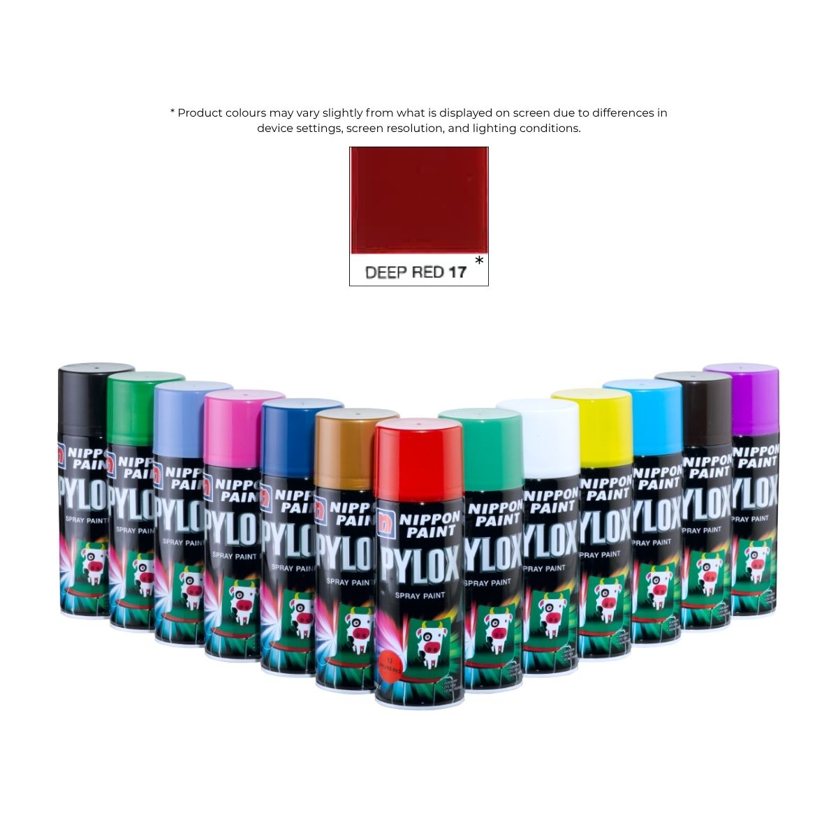 Pylox Spray Paint 17 Deep Red 400CC