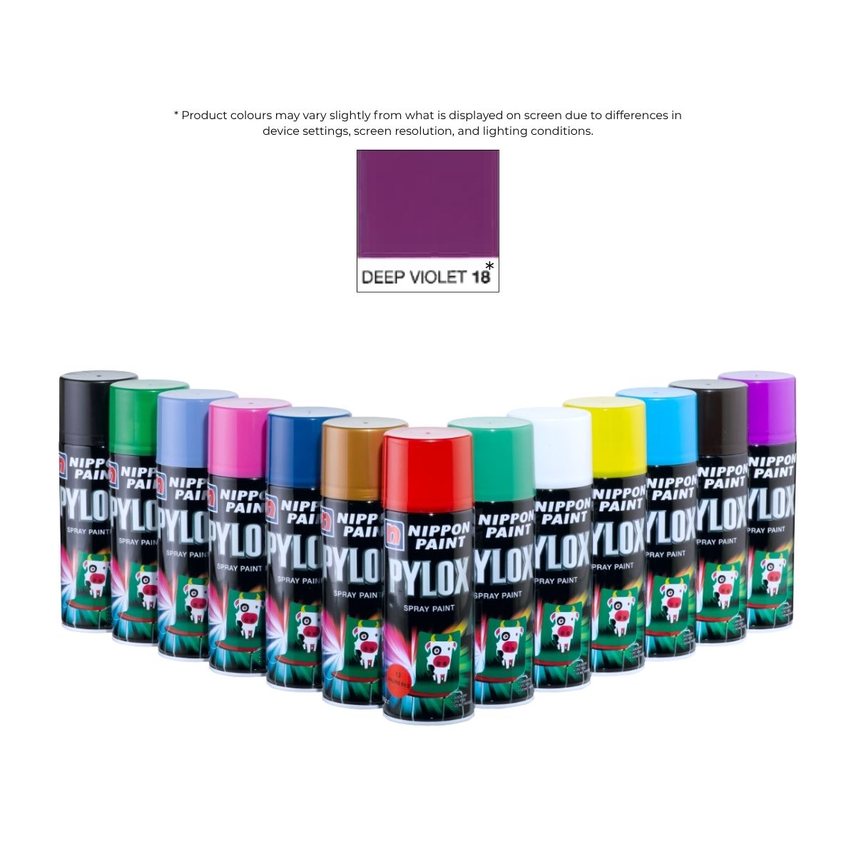 Pylox Spray Paint 18 Deep Violet 400CC
