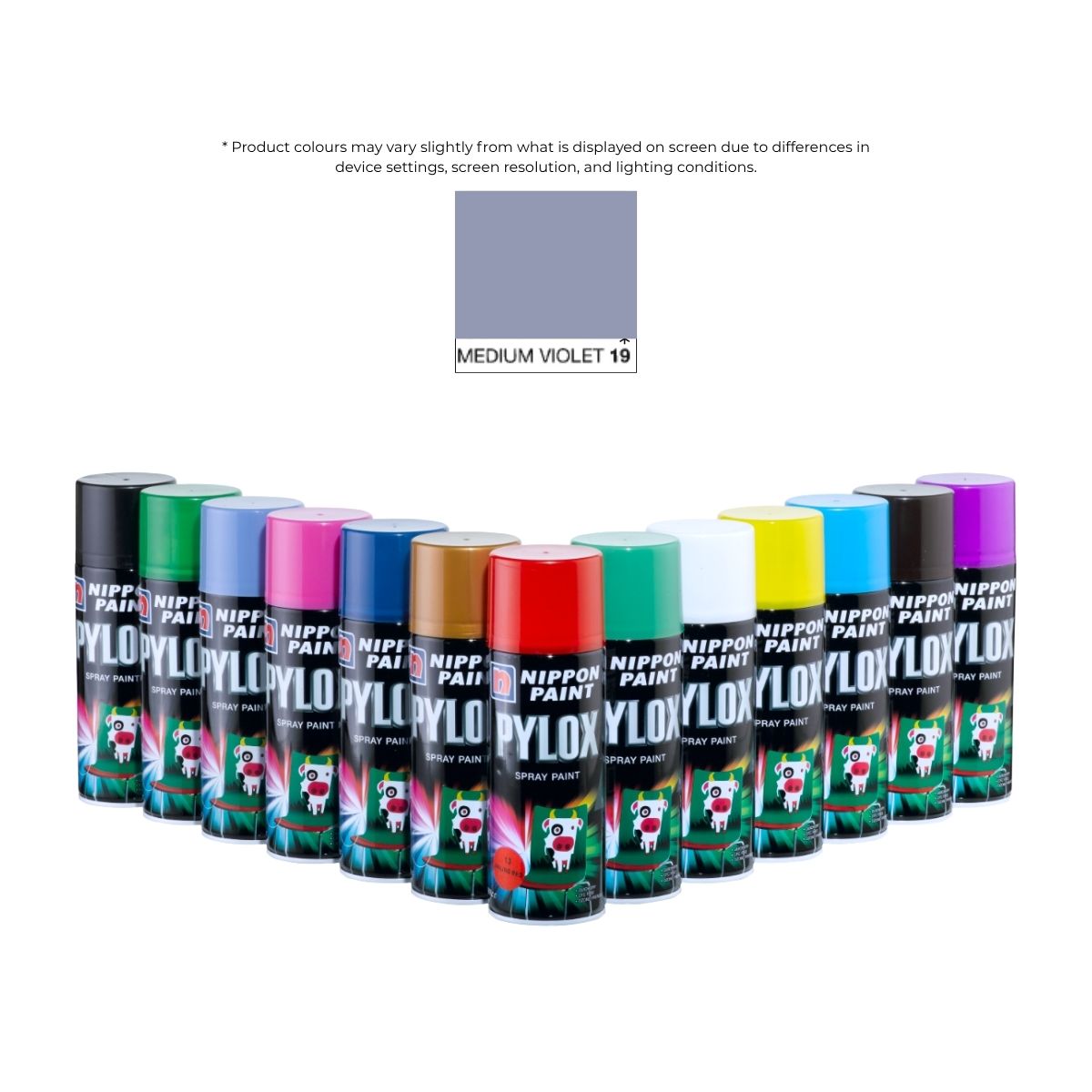 Pylox Spray Paint 19 Medium Violet 400CC