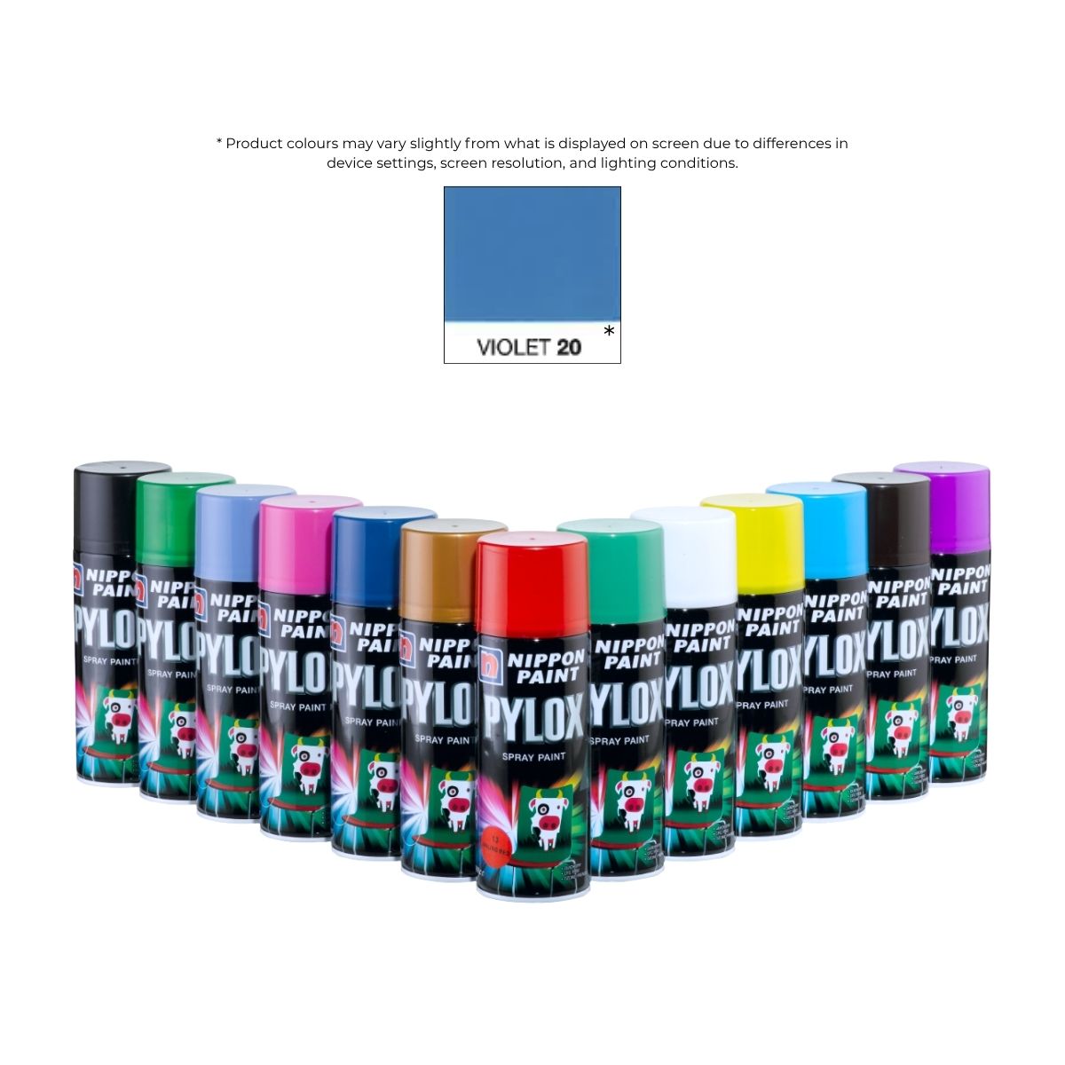Pylox Spray Paint 20 Violet 400CC