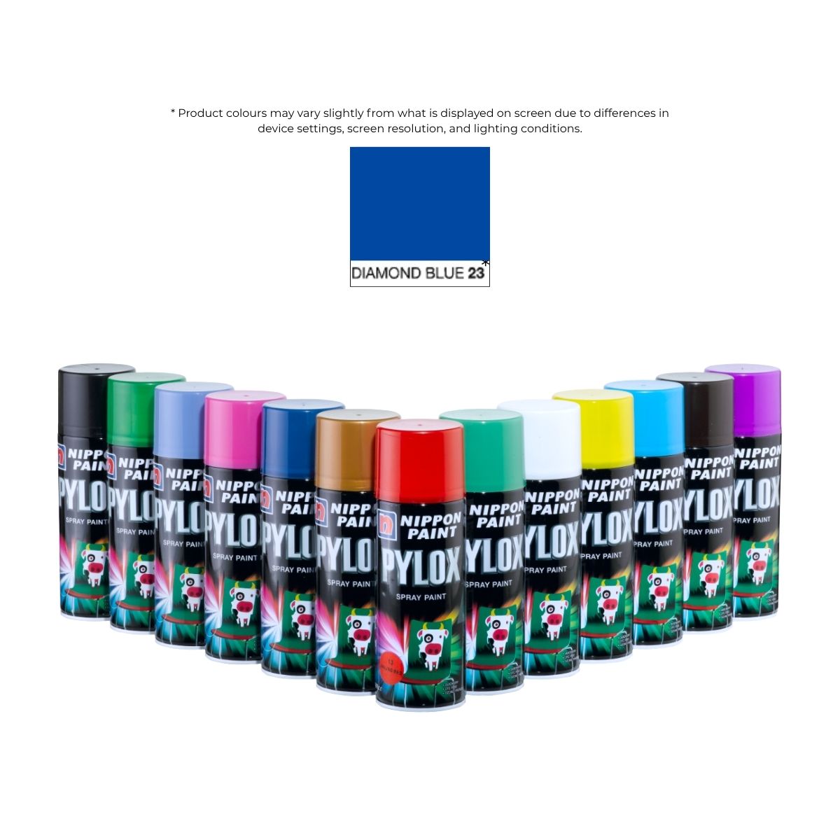 Pylox Spray Paint 23 Diamond Blue 400CC