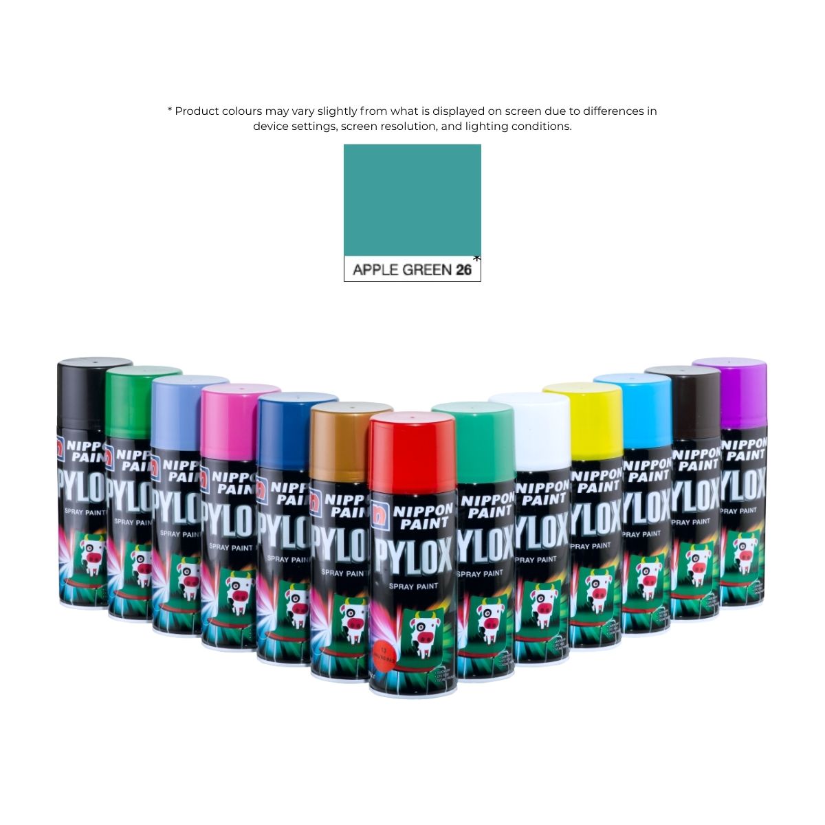 Pylox Spray Paint 26 Apple Green 400CC