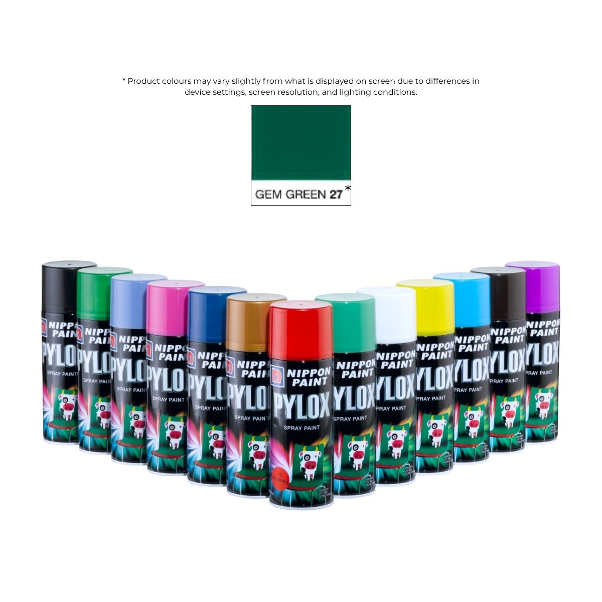 Pylox Spray Paint 27 Gem Green 400CC