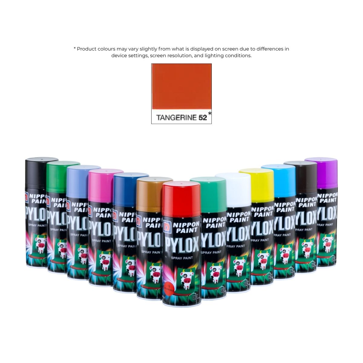 Pylox Spray Paint 52 Tangerine 400CC