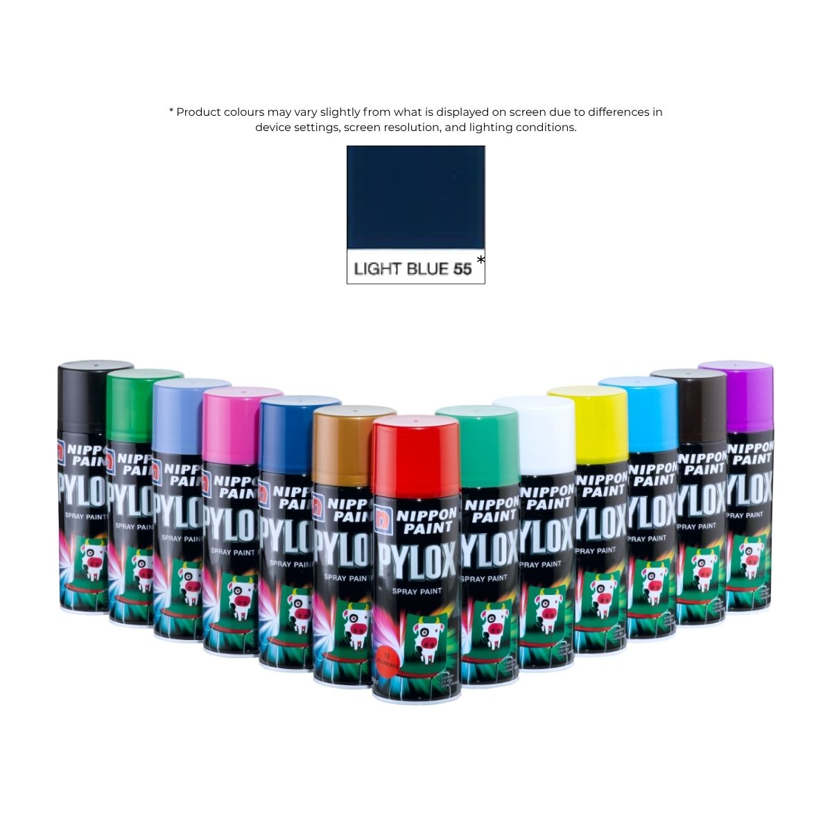 Pylox Spray Paint 55 Light Blue 400CC