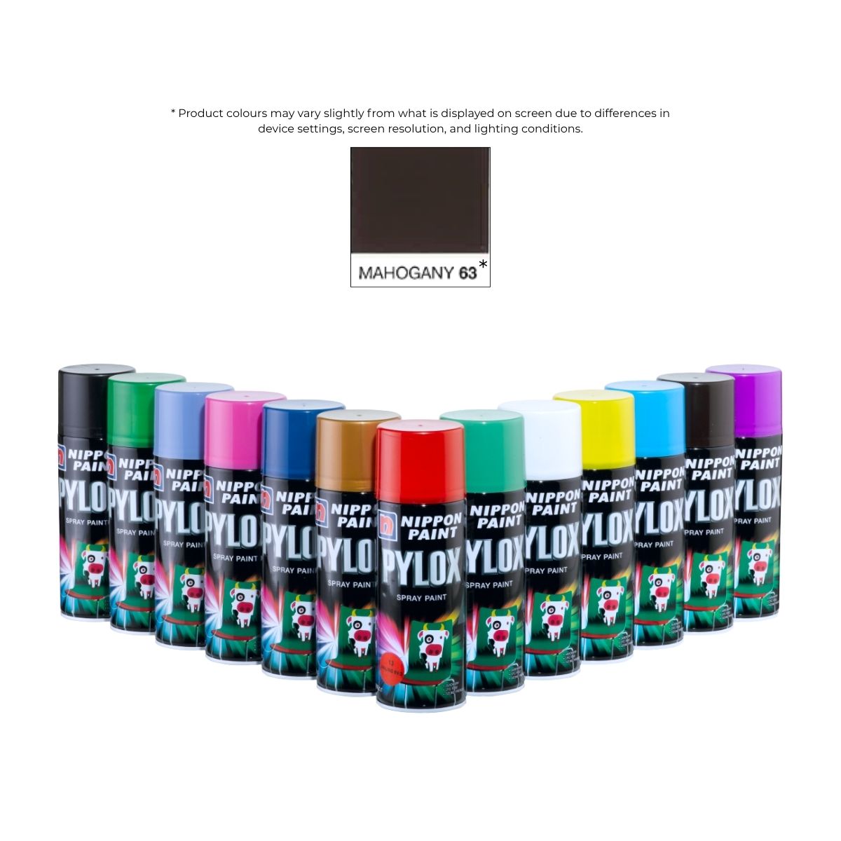 Pylox Spray Paint 63 Mahogany 400CC