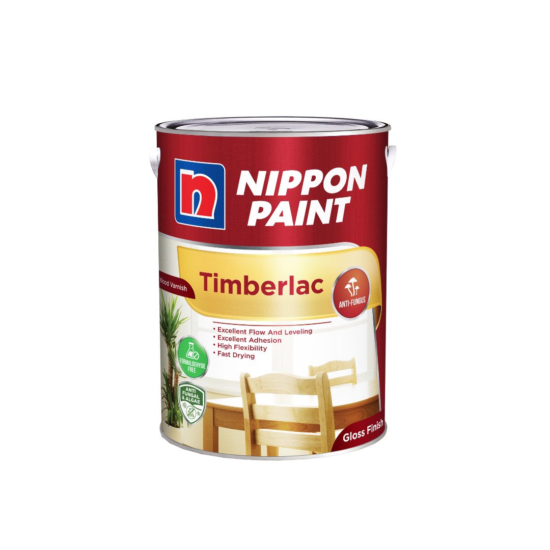 Nippon Paint Timberlac Wood Varnish NTG09 Roasted Marcona 1L