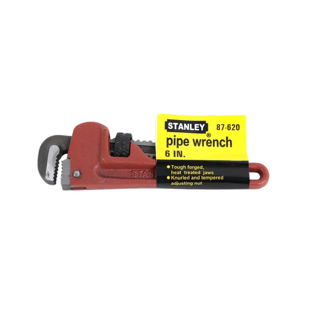 Stanley 87-620 Heavy-Duty Pipe Wrench 6in