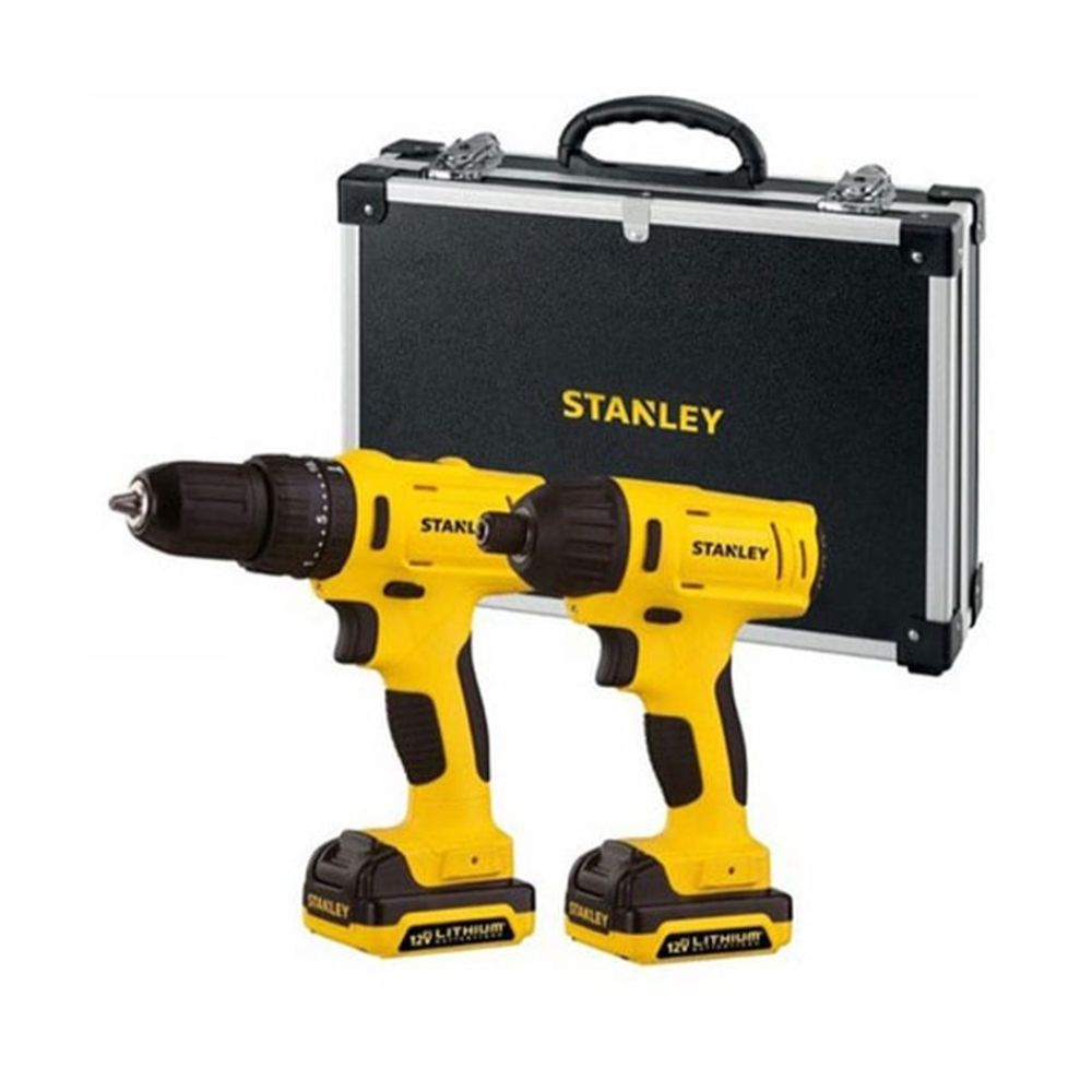 Stanley 12V Hammer Drill & Impact Drill Combo Kit SCHI121S2FK-B1