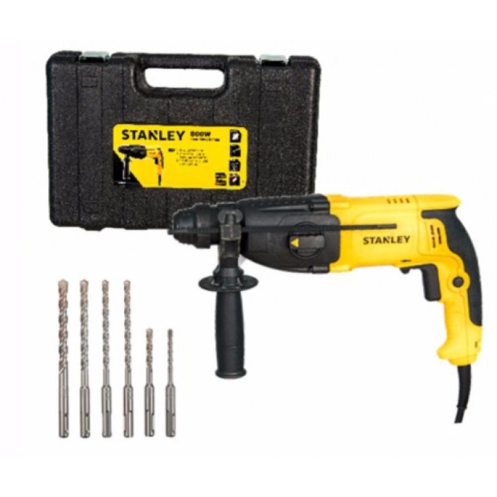 Stanley 800W 26mm 3 Mode Rotary Hammer Drill SHR263KA-XD