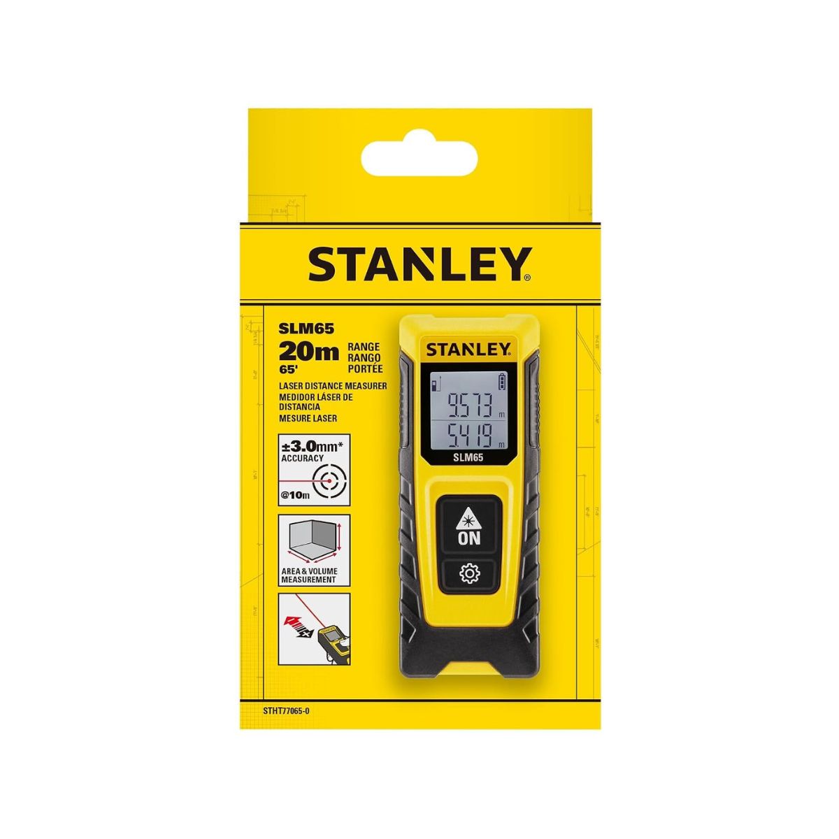 Stanley STHT77065 20M Laser Distance Measurer SLM65